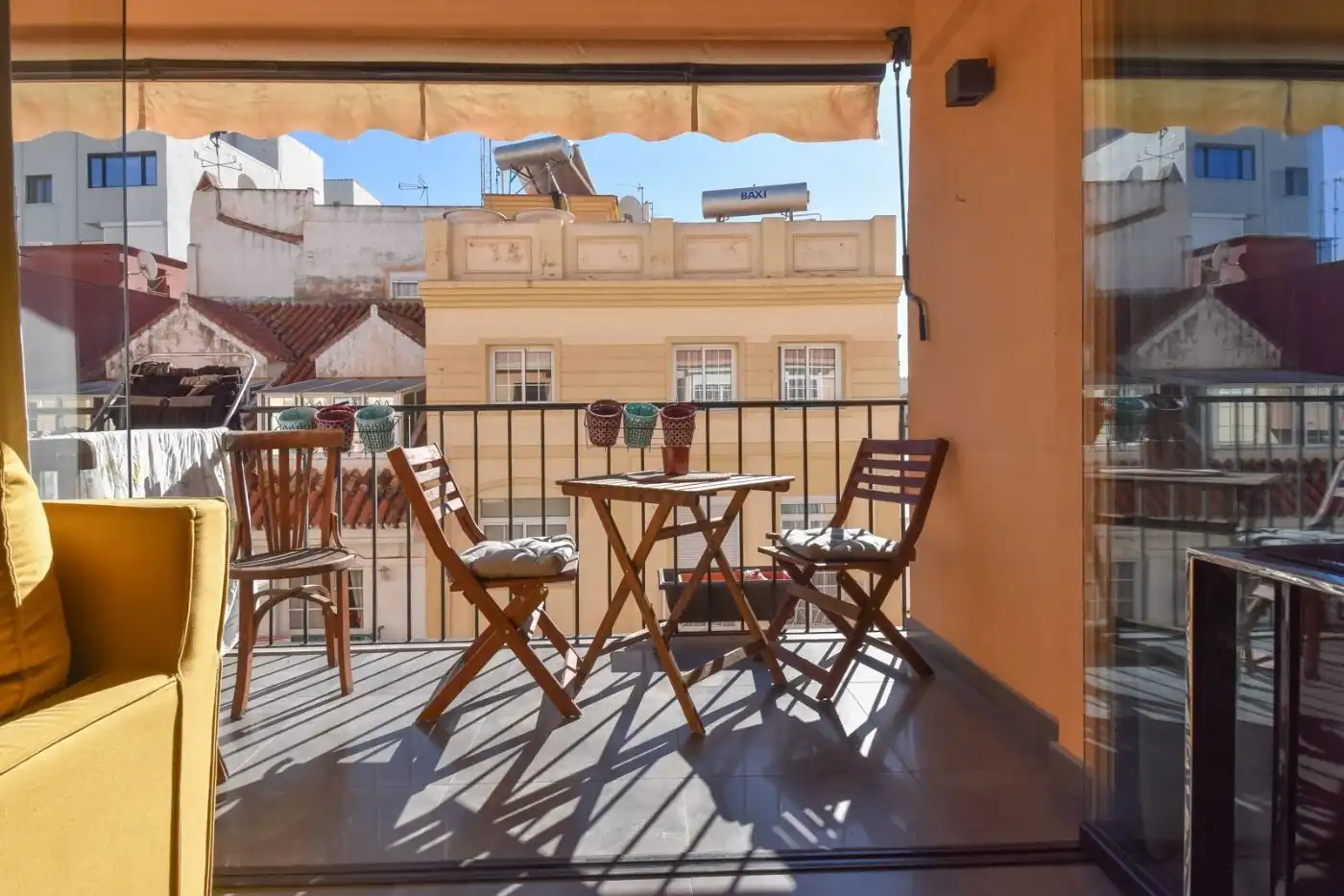 Terraza de Piso de alquiler en Fuengirola con Aire acondicionado, Calefacción y Terraza