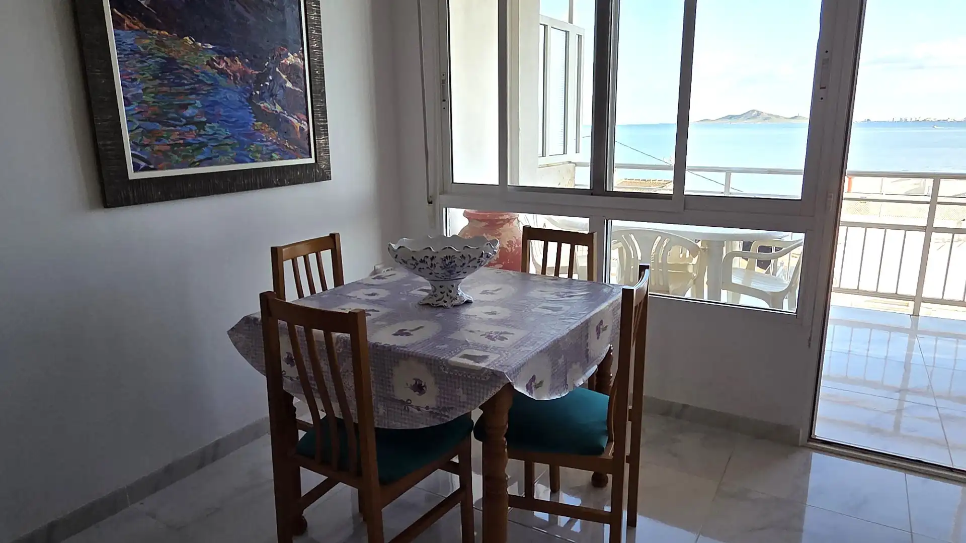 Dining room of Flat for sale in Cartagena  with Terrace, Furnished and Oven