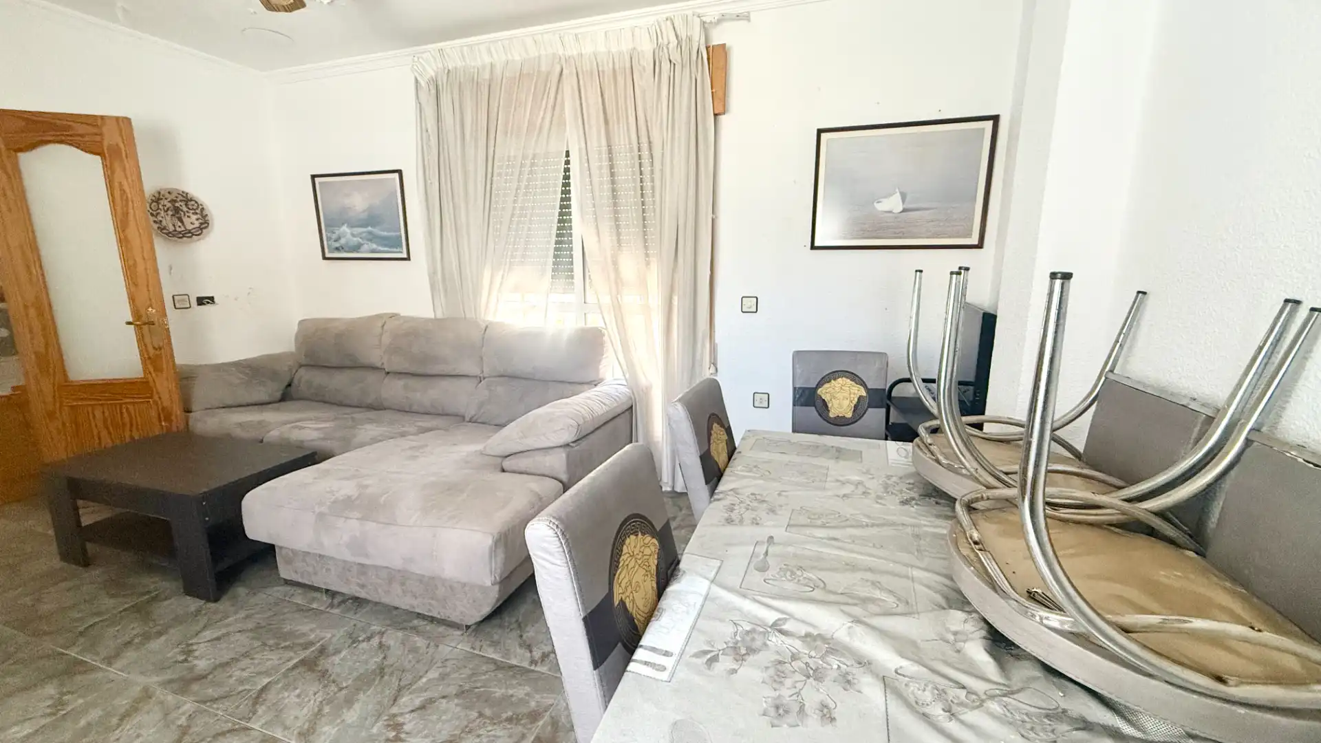 Living room of Detached homes for sale in Roquetas de Mar  with Furnished