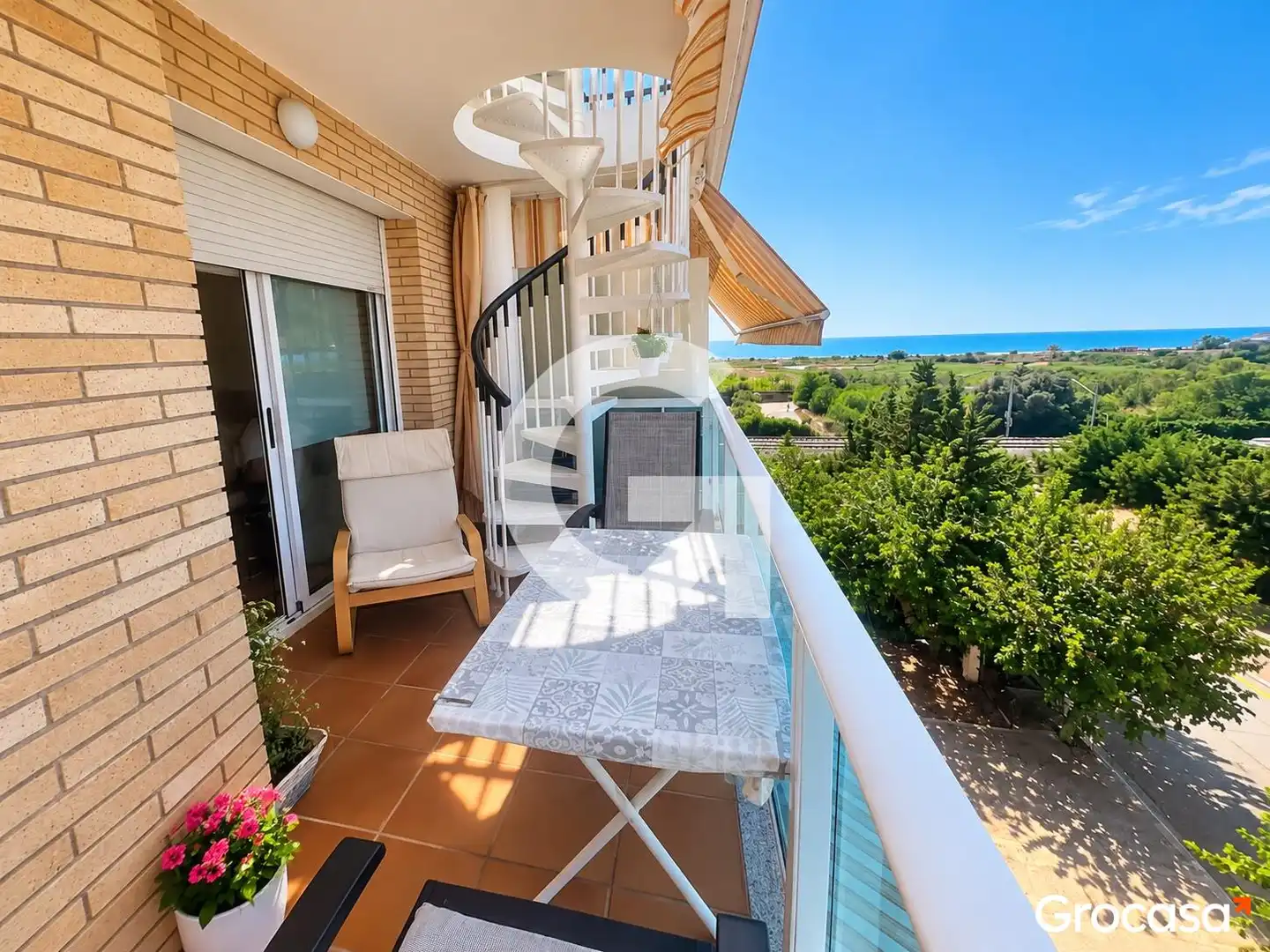 Balcony of Attic for sale in El Vendrell  with Air Conditioner, Heating and Terrace