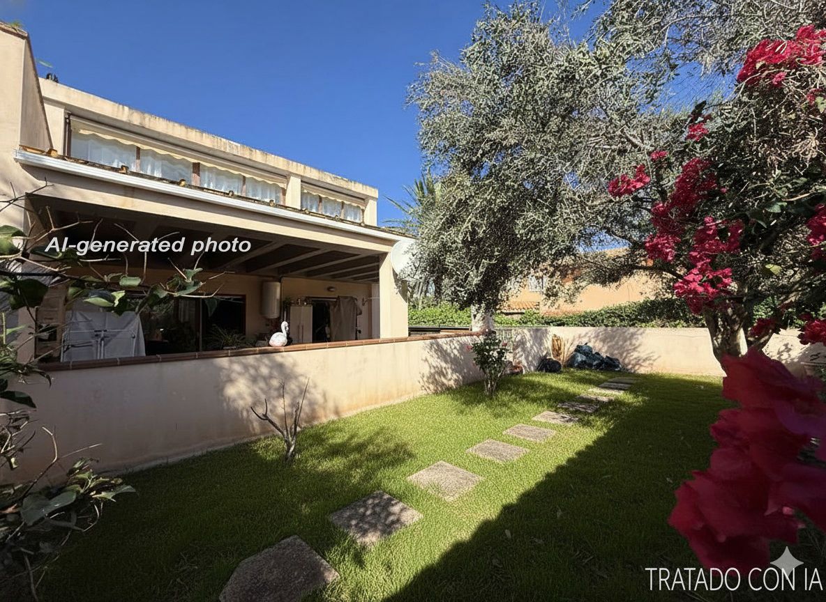 Garden of Apartment for sale in Eivissa  with Air Conditioner, Heating and Terrace