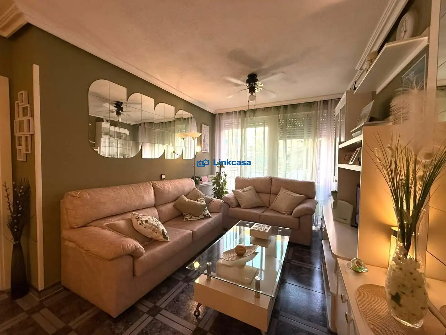 Living room of Flat for sale in Madrid  with Air Conditioner, Heating and Private garden
