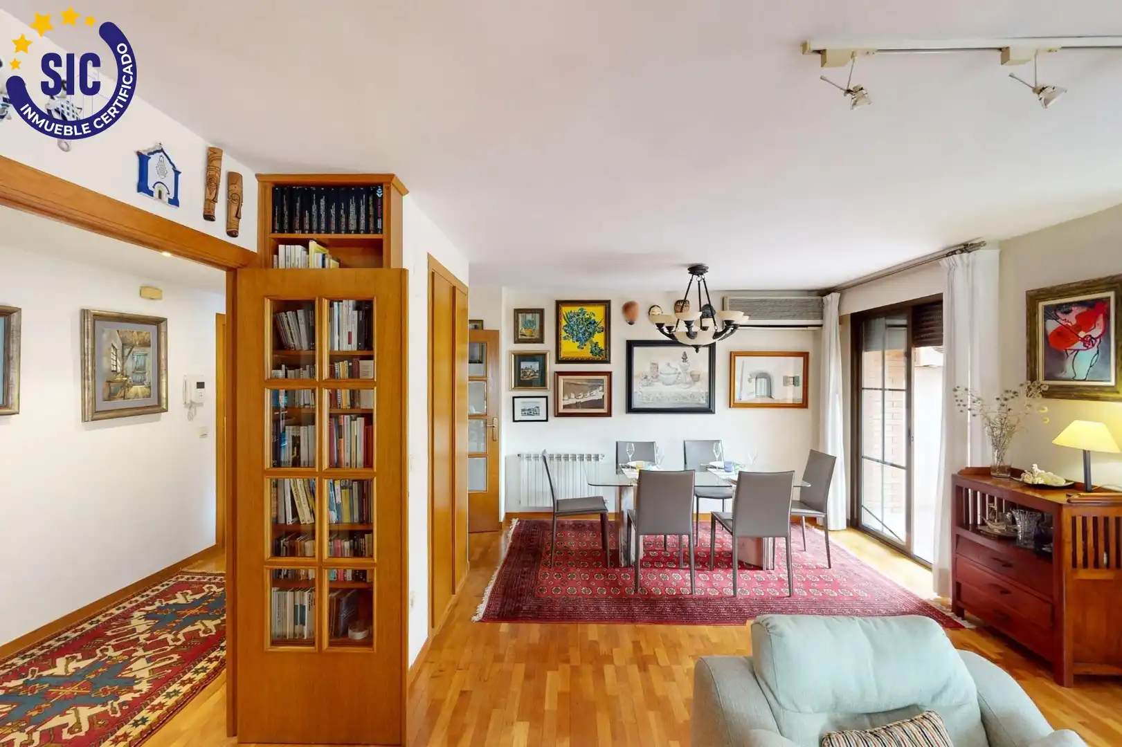 Sala de estar de Piso en venta en Castellón de la Plana / Castelló de la Plana con Aire acondicionado, Calefacción y Parquet