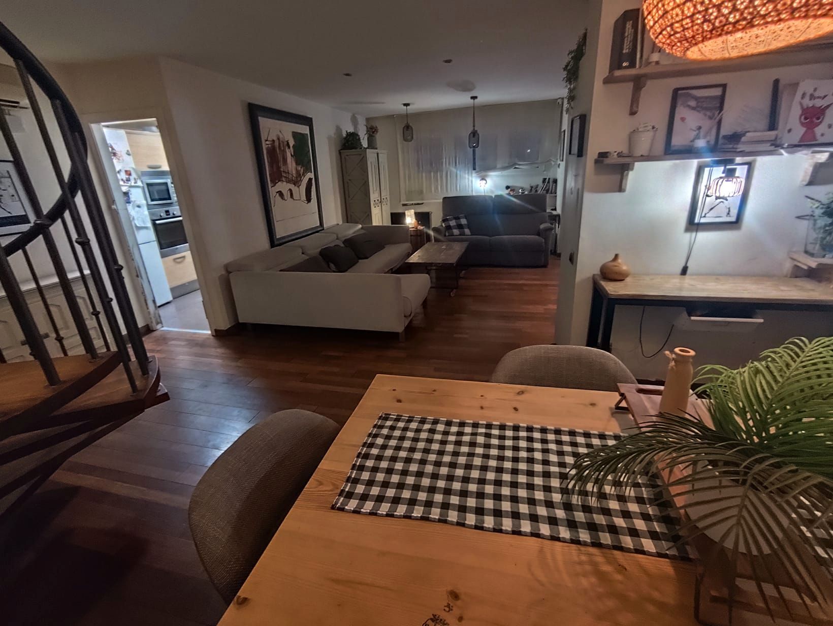 Living room of Duplex for sale in Salou  with Air Conditioner, Heating and Parquet flooring