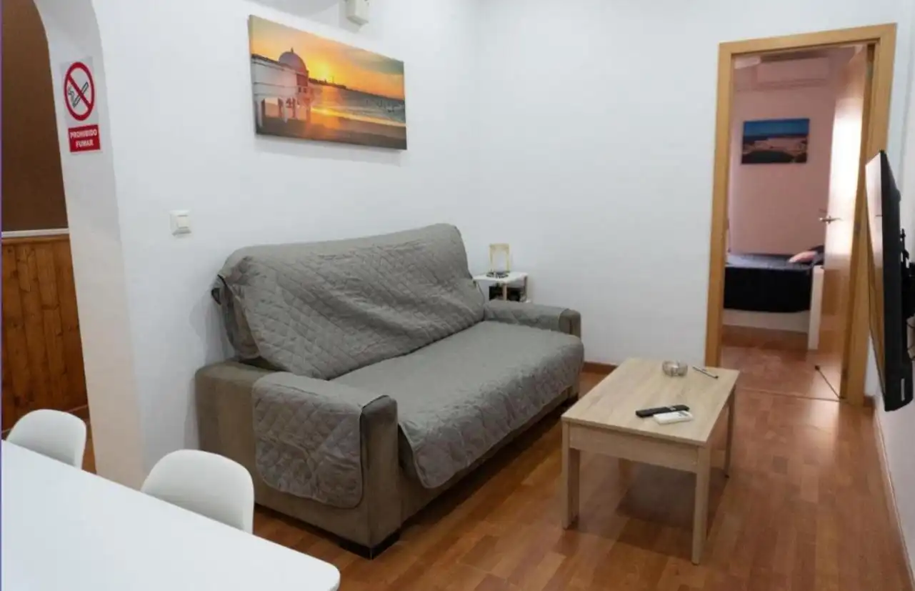 Living room of Flat for sale in Cádiz  with Air Conditioner and Furnished