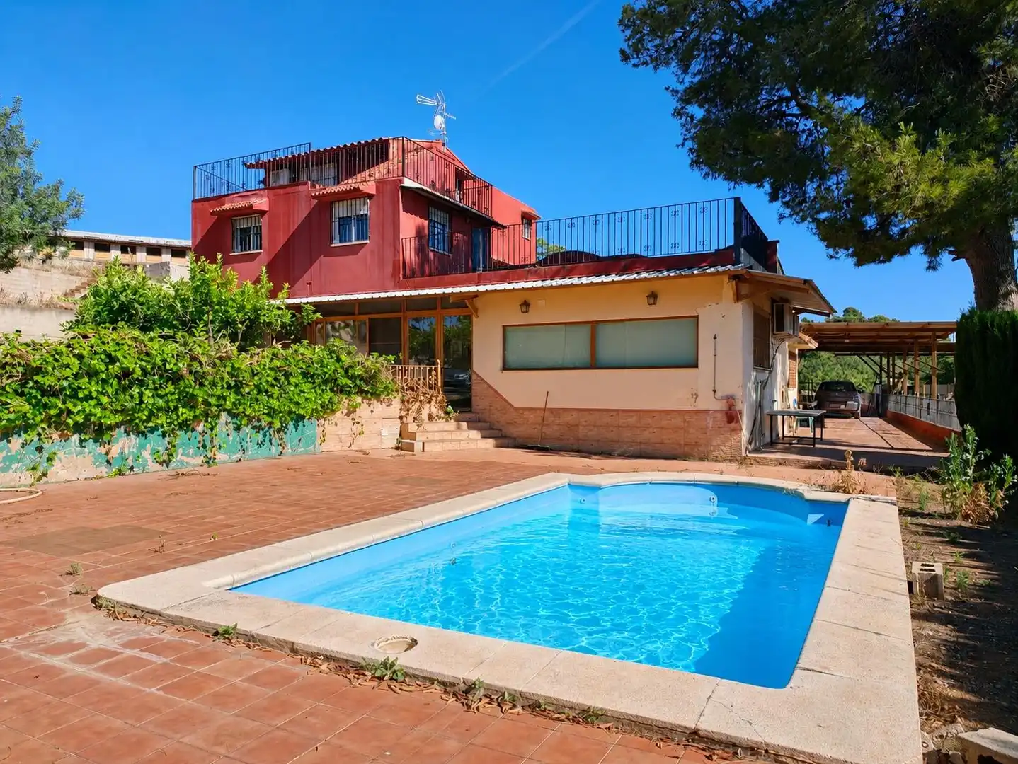 Villa mit Terrasse zum Verkauf in Polígono 12 Paraje 18 BAIBA