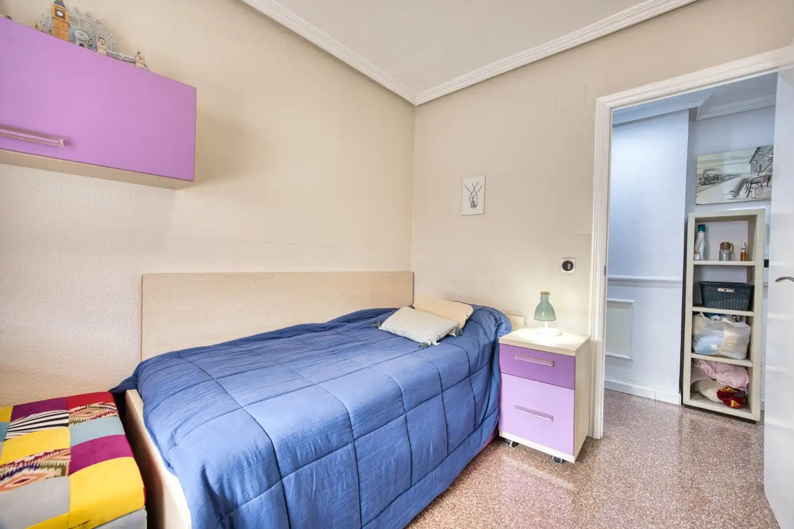 Schlafzimmer von Dachboden zum Verkauf in Alicante / Alacant mit Klimaanlage, Heizung und Terrasse