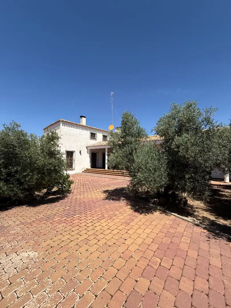 Vista exterior de Casa o xalet en venda en El Bonillo amb Calefacció, Jardí privat i Terrassa