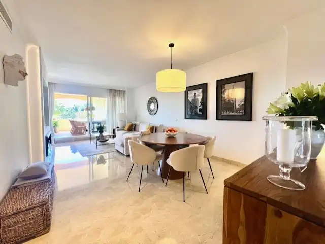 Esszimmer von Wohnung zum Verkauf in Marbella mit Klimaanlage, Heizung und Terrasse