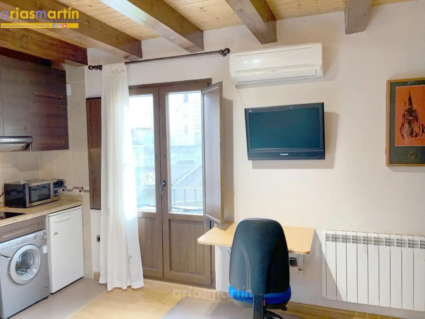 Bedroom of Flat for sale in Salamanca  with Air Conditioner, Heating and Furnished