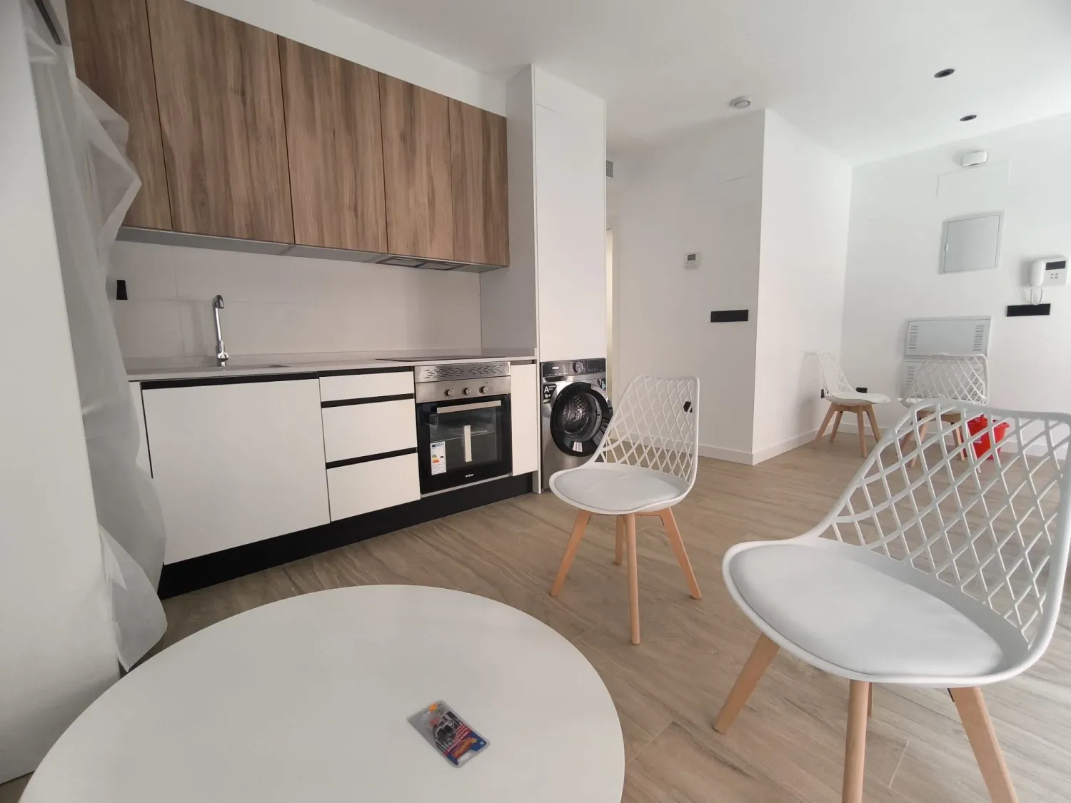 Kitchen of Flat for sale in  Murcia Capital  with Air Conditioner, Heating and Washing machine