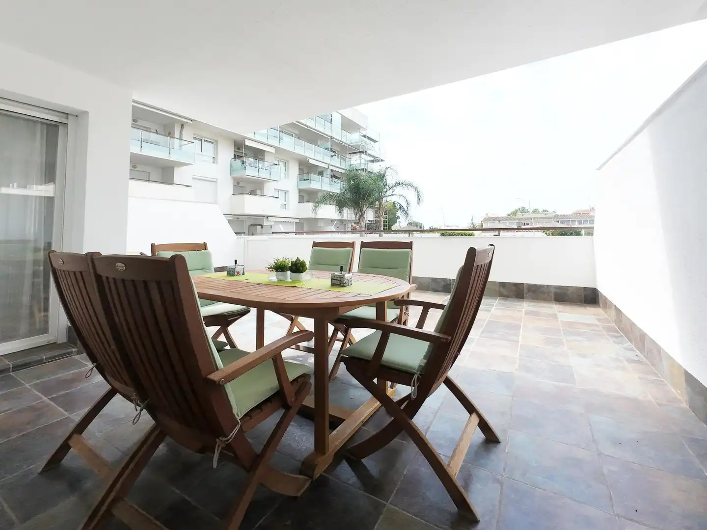 Terraza de Apartamento en venta en Roses con Calefacción, Terraza y Piscina comunitaria