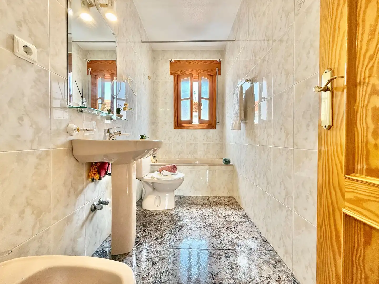 Baño de Dúplex en venta en San Javier con Aire acondicionado, Jardín privado y Trastero