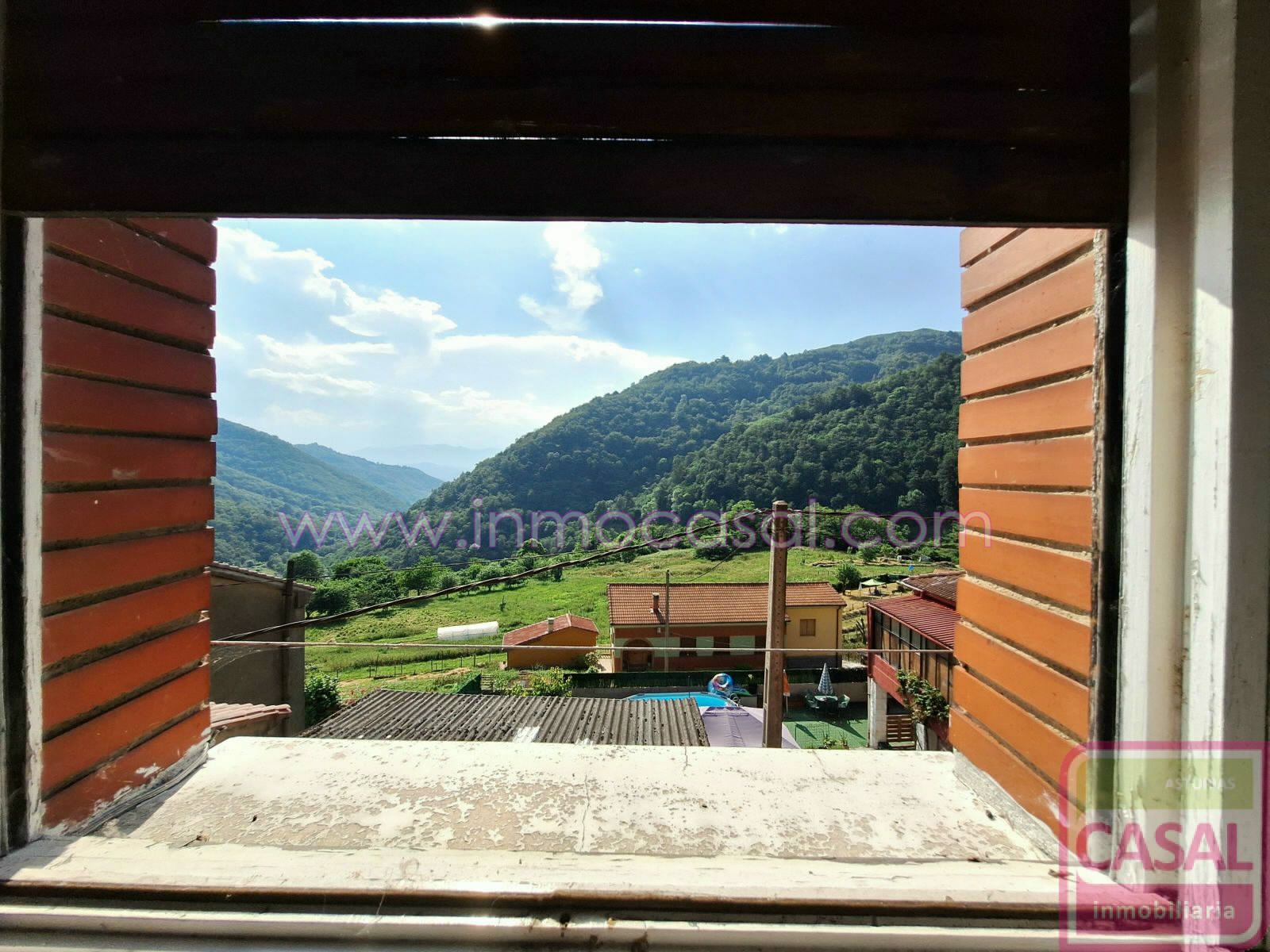 Exterior view of Flat for sale in Mieres (Asturias)  with Heating, Storage room and Furnished