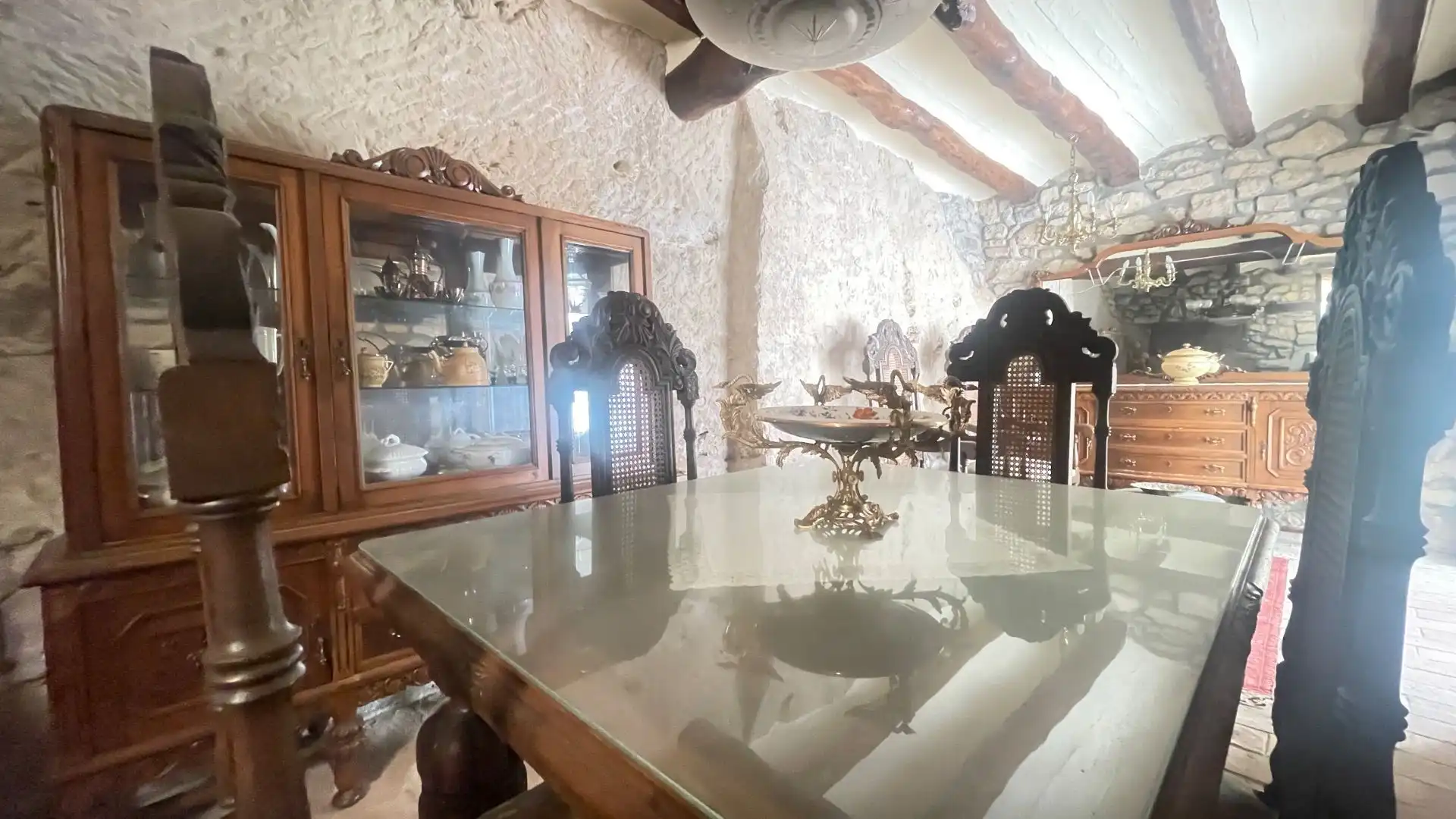 Comedor de Finca rústica en venta en Vallbona de Les Monges con Calefacción, Jardín privado y Trastero