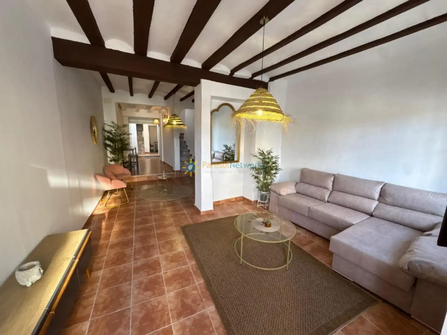 Sala de estar de Casa o chalet en venta en Oliva con Trastero