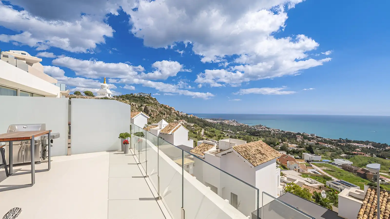Terrace of Attic for sale in Benalmádena  with Air Conditioner, Heating and Terrace