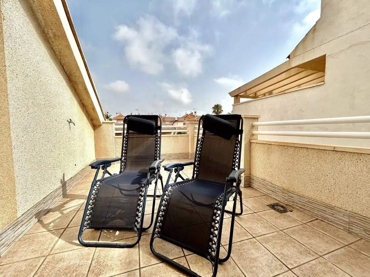 Terraza de Casa adosada en venta en Pilar de la Horadada con Jardín privado y Terraza