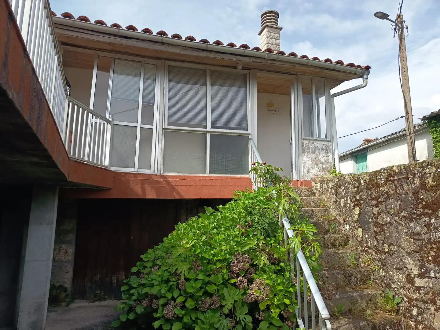 Vista exterior de Casa o chalet en venta en Sober con Jardín privado, Terraza y Amueblado