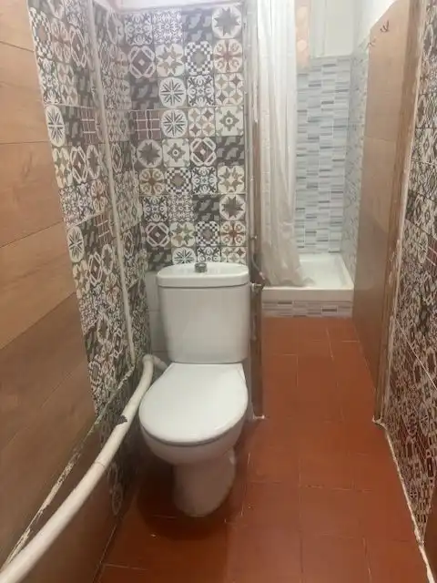 Bany de Loft de lloguer en Barcelona amb Moblat, Rentadora i Balcó