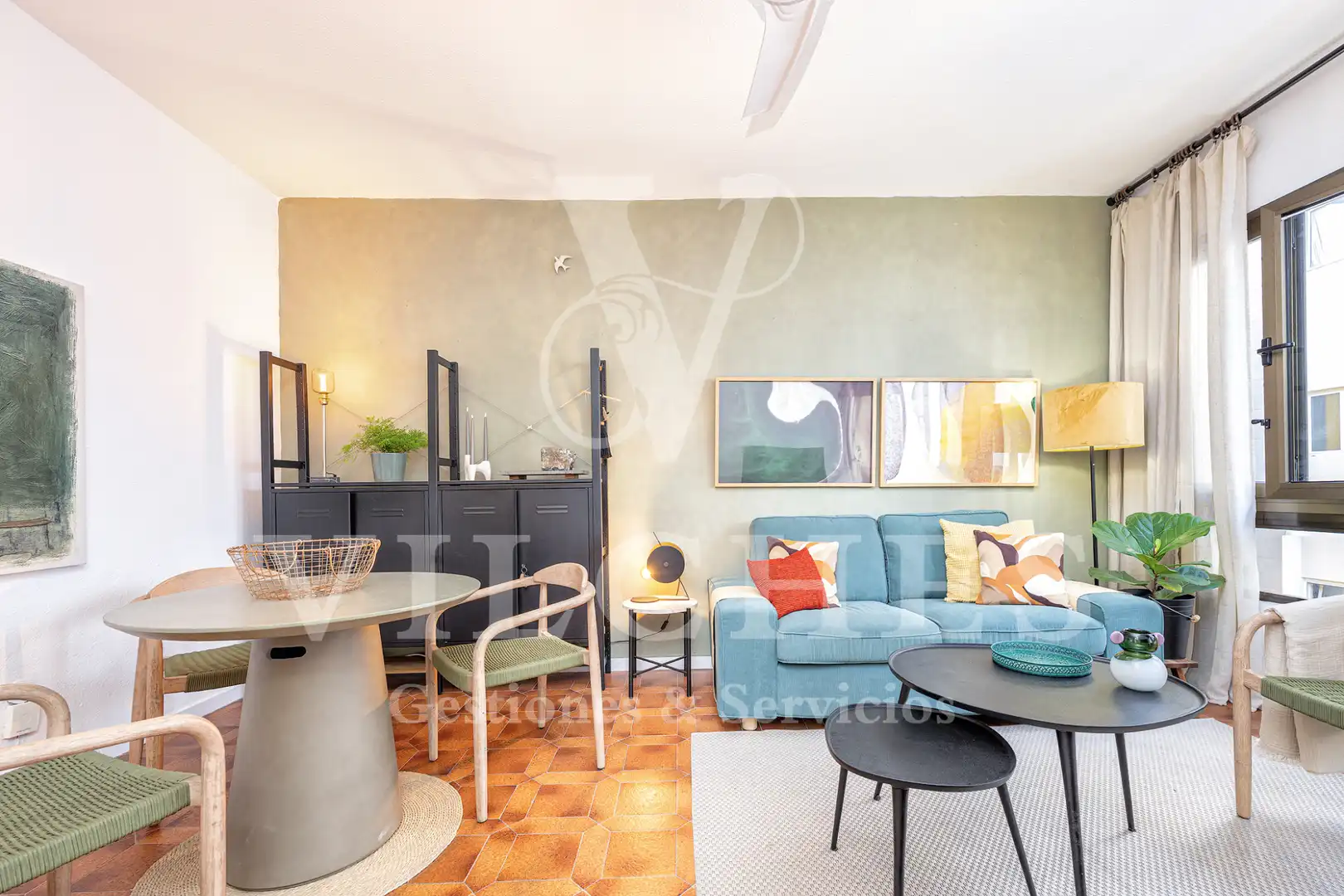 Wohnzimmer von Wohnung zur Miete in Las Palmas de Gran Canaria mit Möbliert