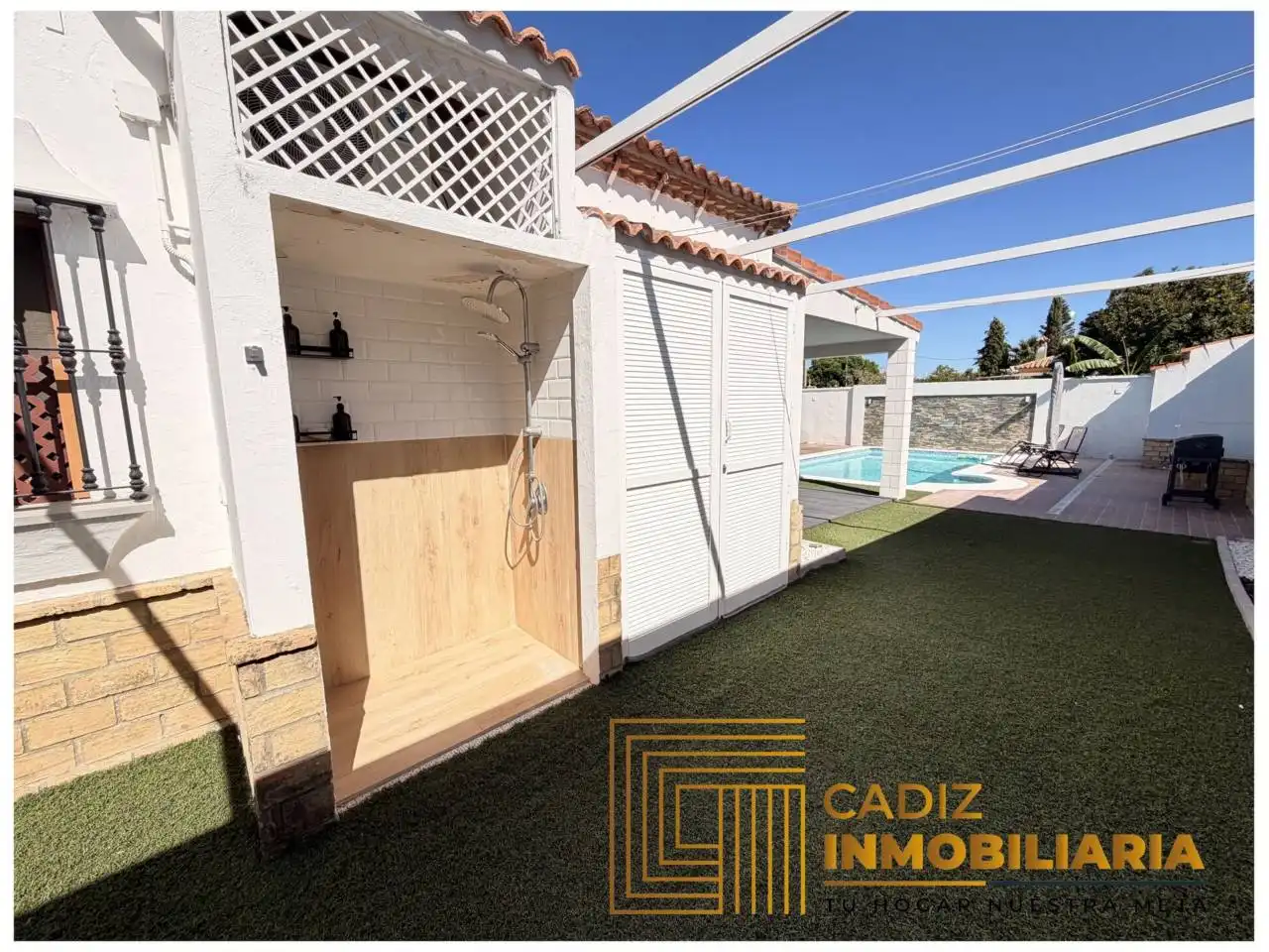 Jardí de Finca rústica en venda en Chiclana de la Frontera amb Aire condicionat, Jardí privat i Terrassa