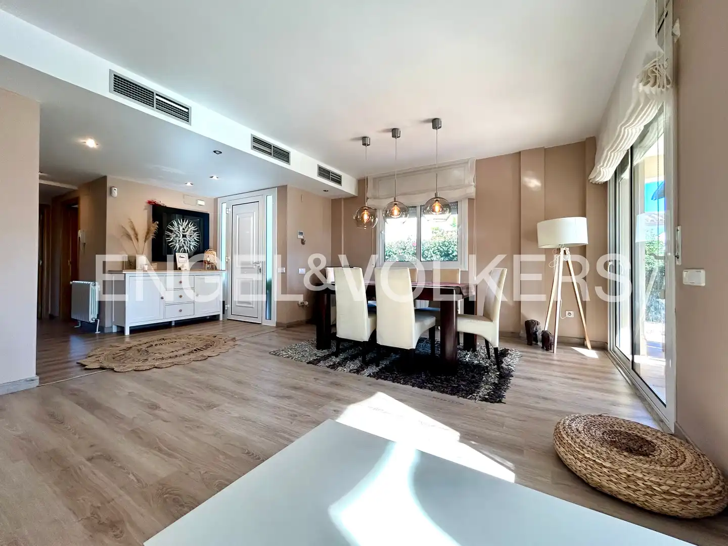Dining room of Detached homes for sale in Mont-roig del Camp  with Air Conditioner, Heating and Private garden
