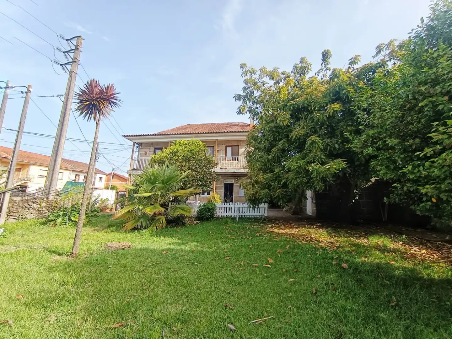 Vista exterior de Casa o chalet en venta en Pontevedra Capital  con Calefacción, Jardín privado y Terraza
