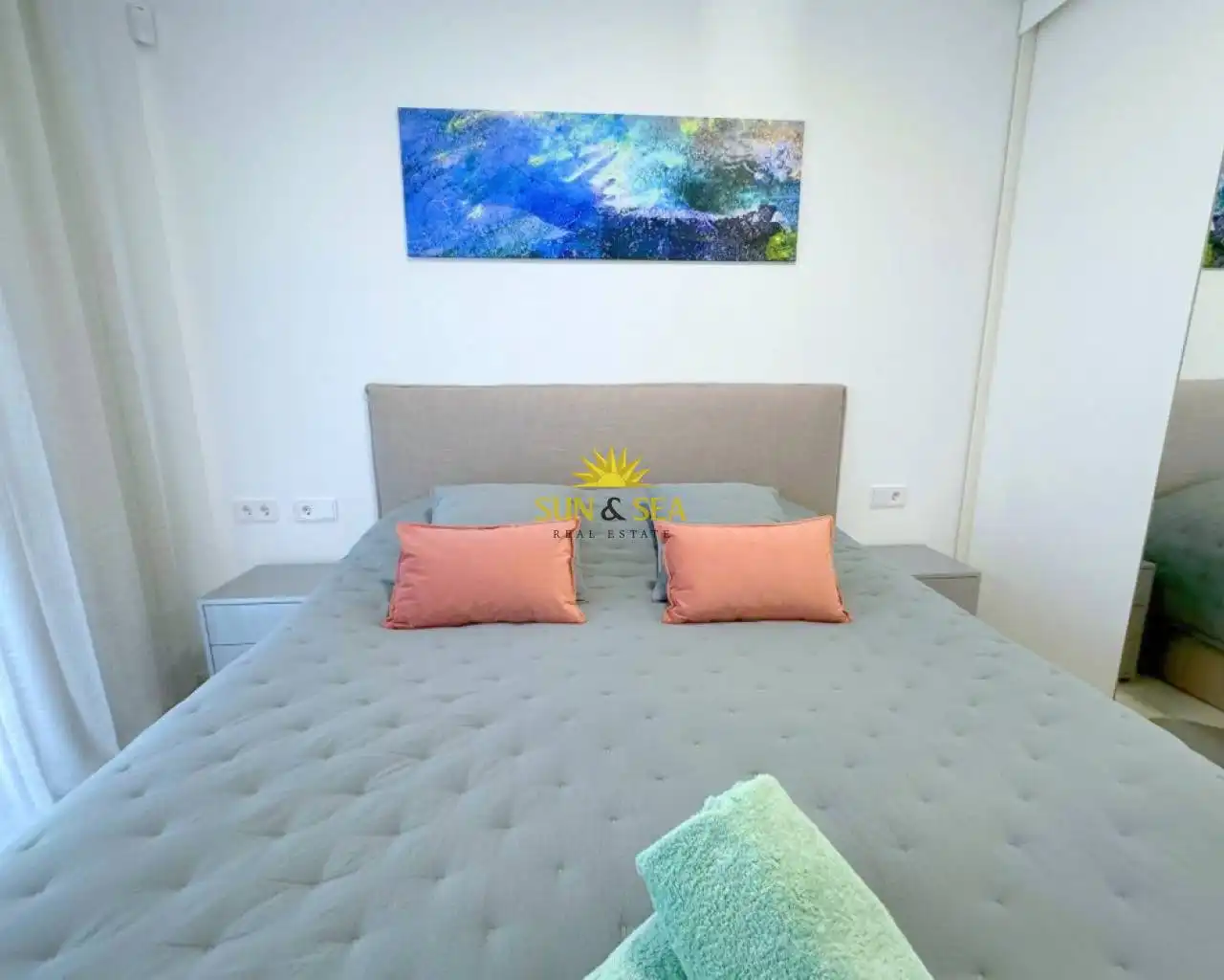 Habitación de Planta baja de alquiler en Finestrat con Aire acondicionado, Calefacción y Terraza