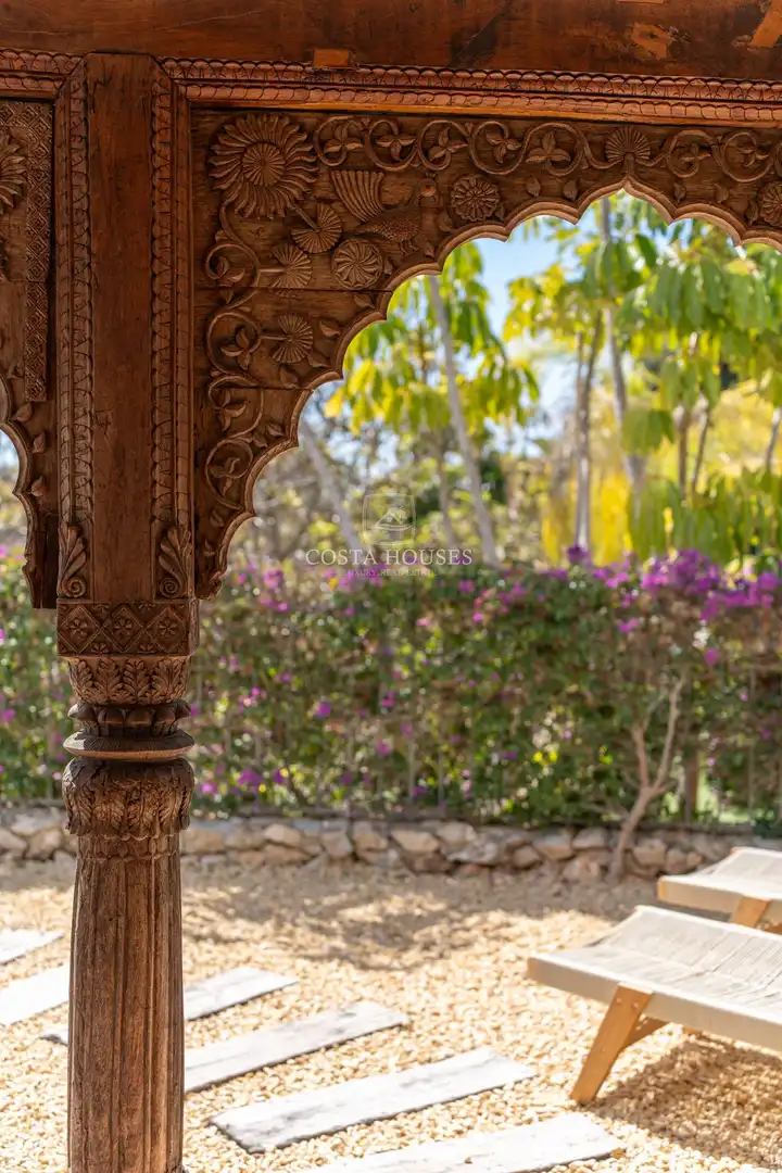 Jardí de Casa o xalet en venda en Moraira amb Aire condicionat, Calefacció i Jardí privat