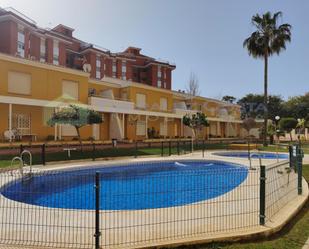 Exterior view of Single-family semi-detached for sale in La Antilla  with Swimming Pool