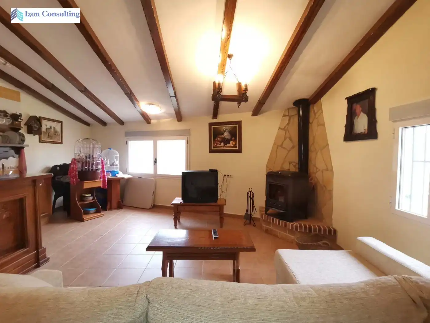 Sala de estar de Casa o chalet en venta en Yeste con Aire acondicionado, Calefacción y Terraza