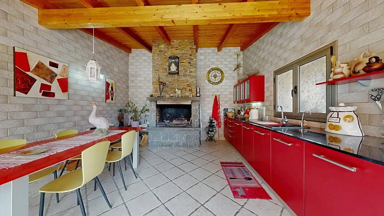 Cocina de Casa o chalet en venta en Caldes de Montbui con Aire acondicionado, Calefacción y Jardín privado
