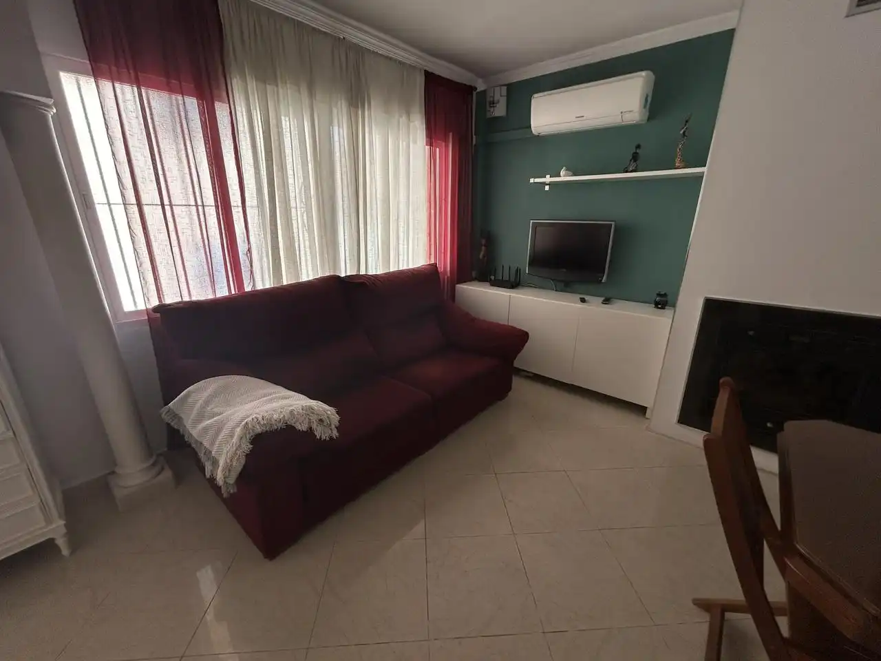 Living room of Flat for rent in Málaga  with Air Conditioner, Heating and Terrace