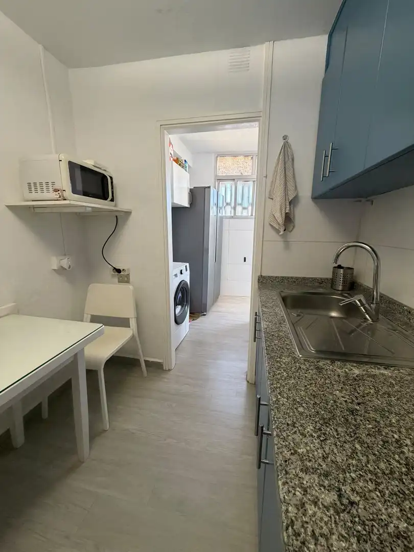 Cocina de Piso de alquiler en Santa Cruz de Tenerife con Jardín privado, Terraza y Amueblado