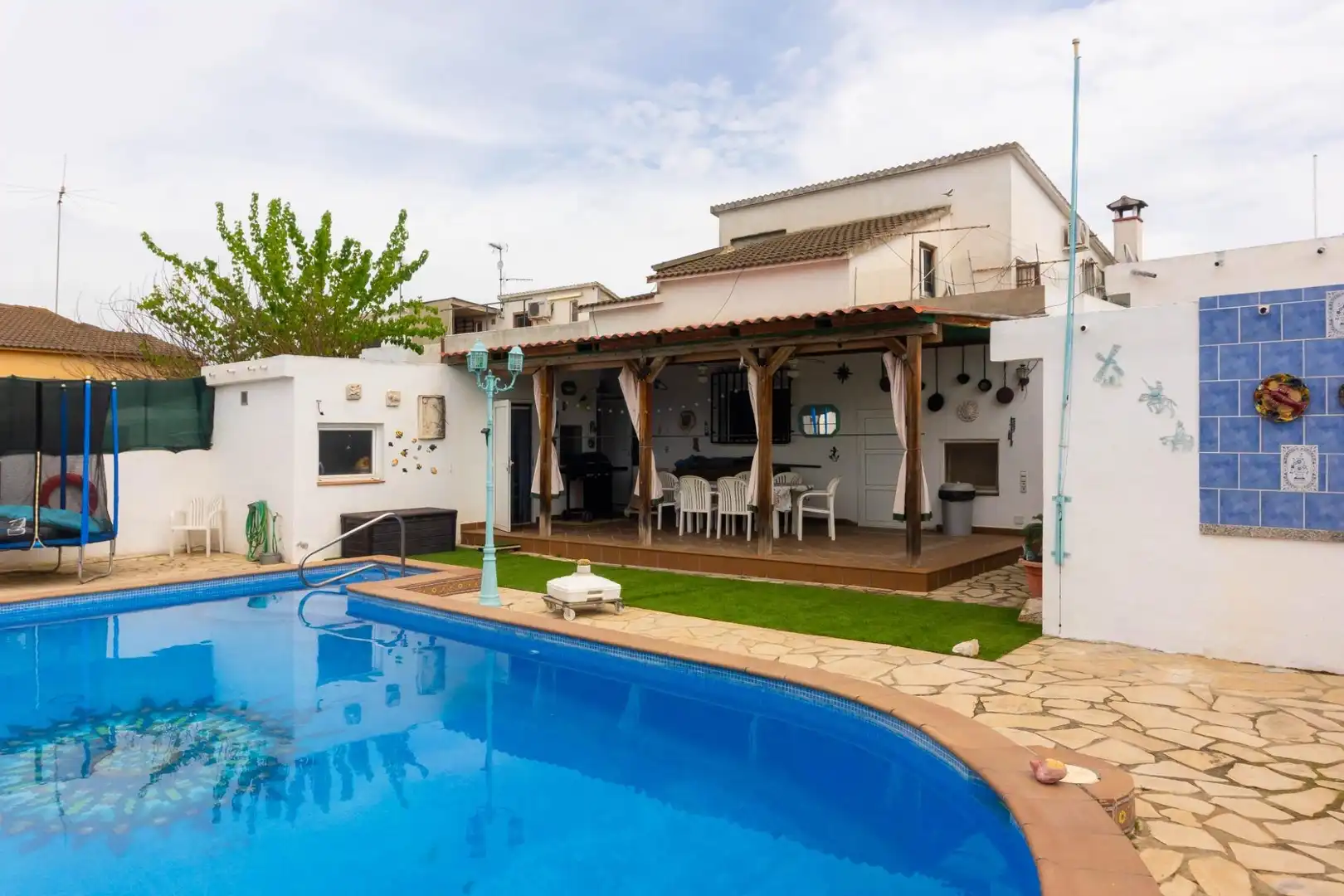 Swimming pool of Houses for sale in Albinyana  with Heating, Balcony and Community pool