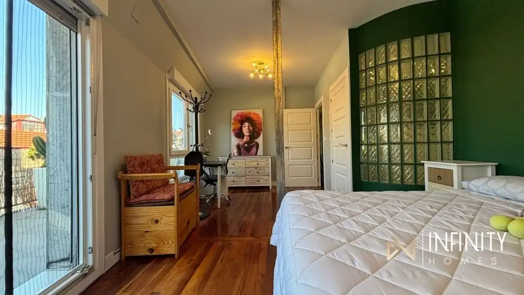 Bedroom of Flat for rent in Bilbao   with Heating and Terrace