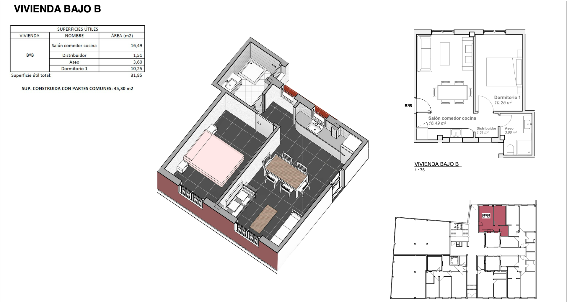 Wohnung zum Verkauf in Malpica de Tajo mit Klimaanlage