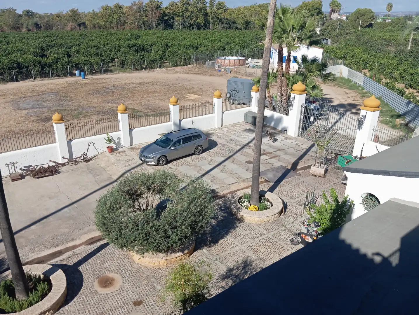 Garden of Houses for sale in La Algaba  with Air Conditioner, Heating and Private garden