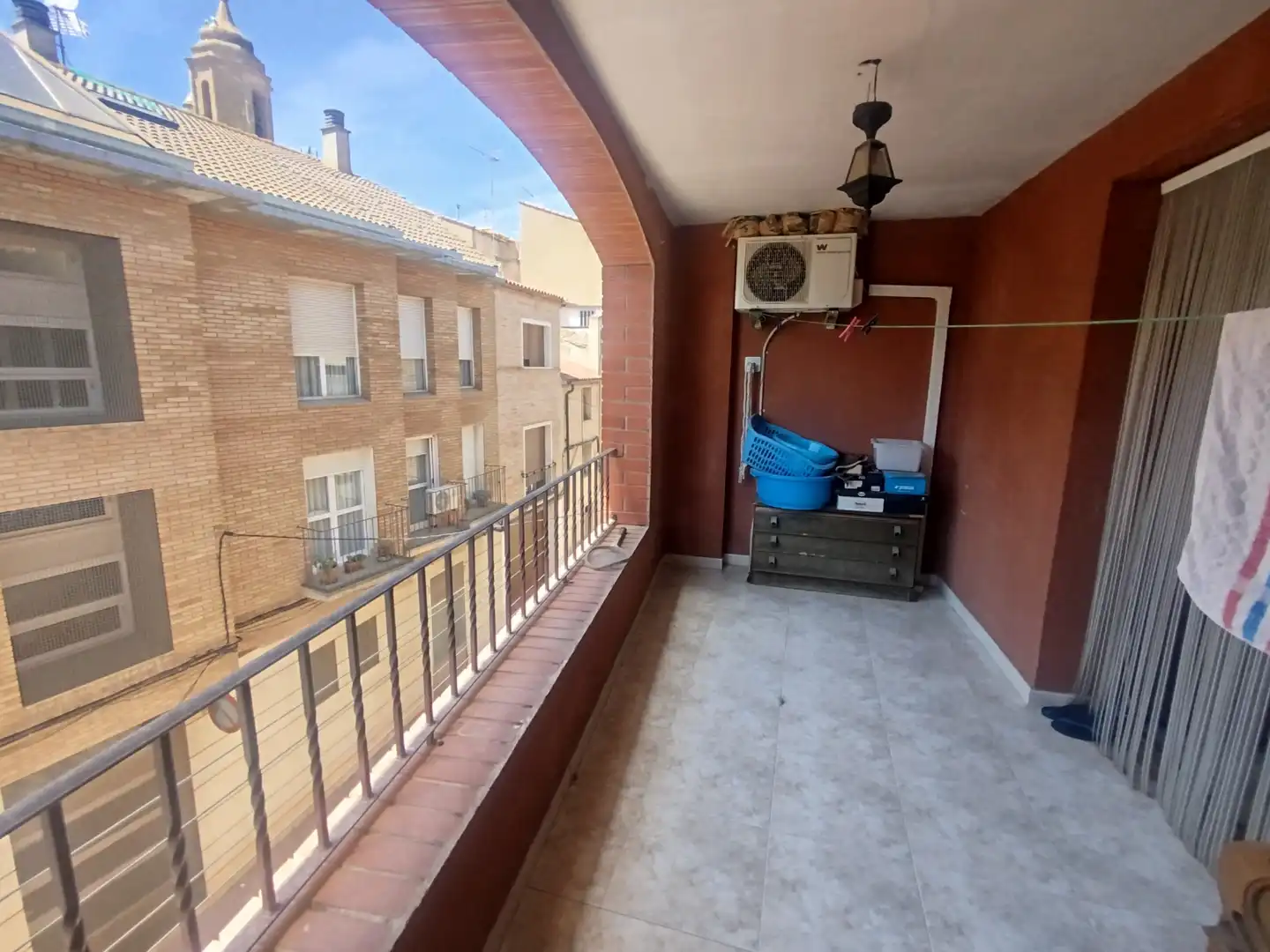 Vista exterior de Finca rústica en venda en Binéfar amb Calefacció, Terrassa i Traster