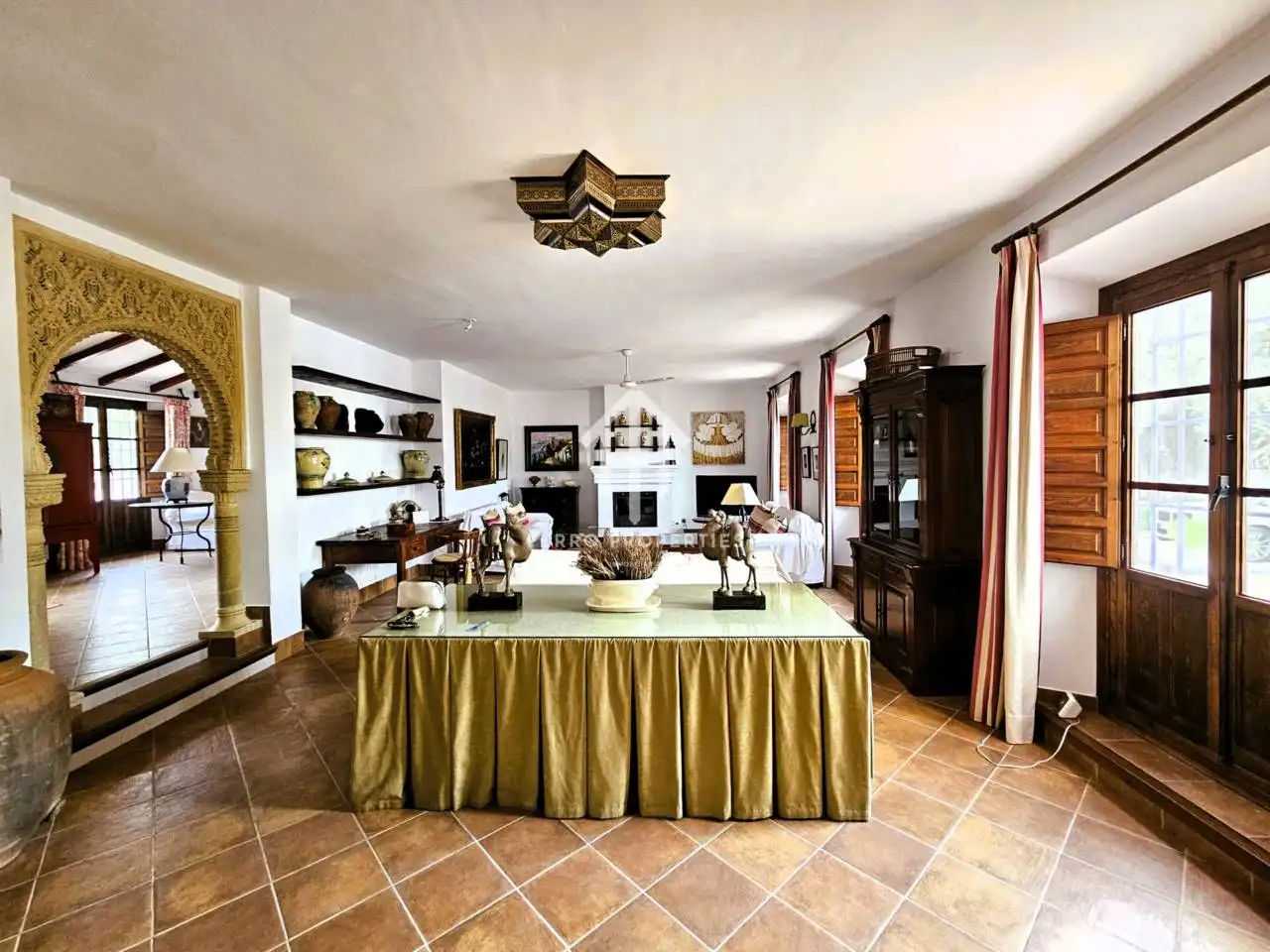 Living room of Houses for sale in Villanueva de Tapia  with Air Conditioner, Heating and Private garden