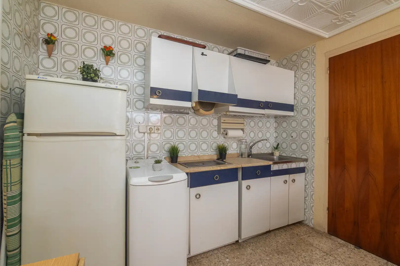 Kitchen of Flat for sale in Santa Pola  with Air Conditioner, Terrace and Furnished