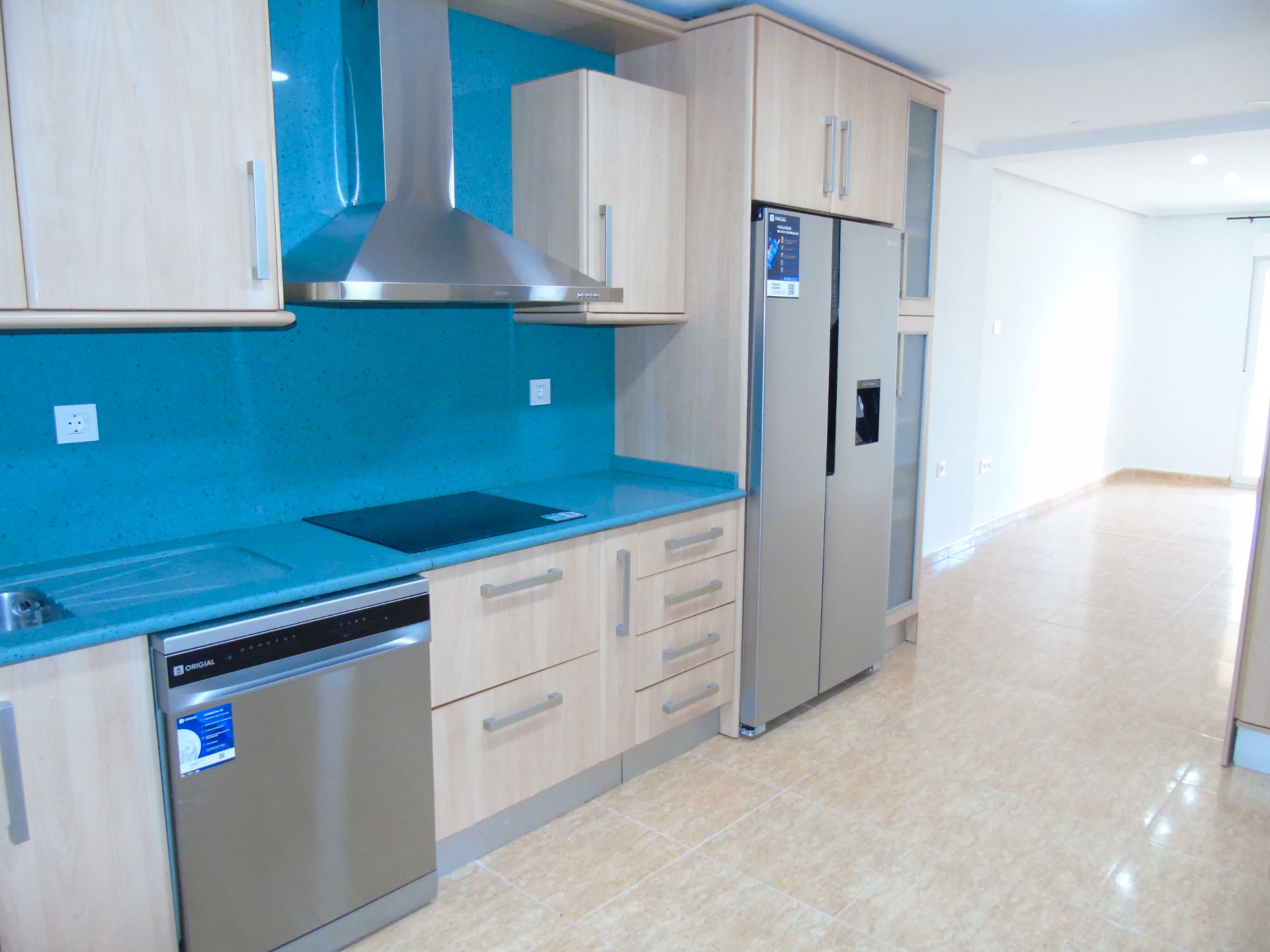 Cuina de Apartament de lloguer en  Murcia Capital amb Aire condicionat, Calefacció i Forn