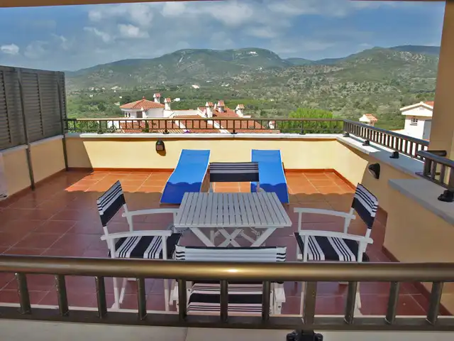 Terraza de Casa o chalet de alquiler en Peñíscola / Peníscola con Aire acondicionado, Calefacción y Jardín privado