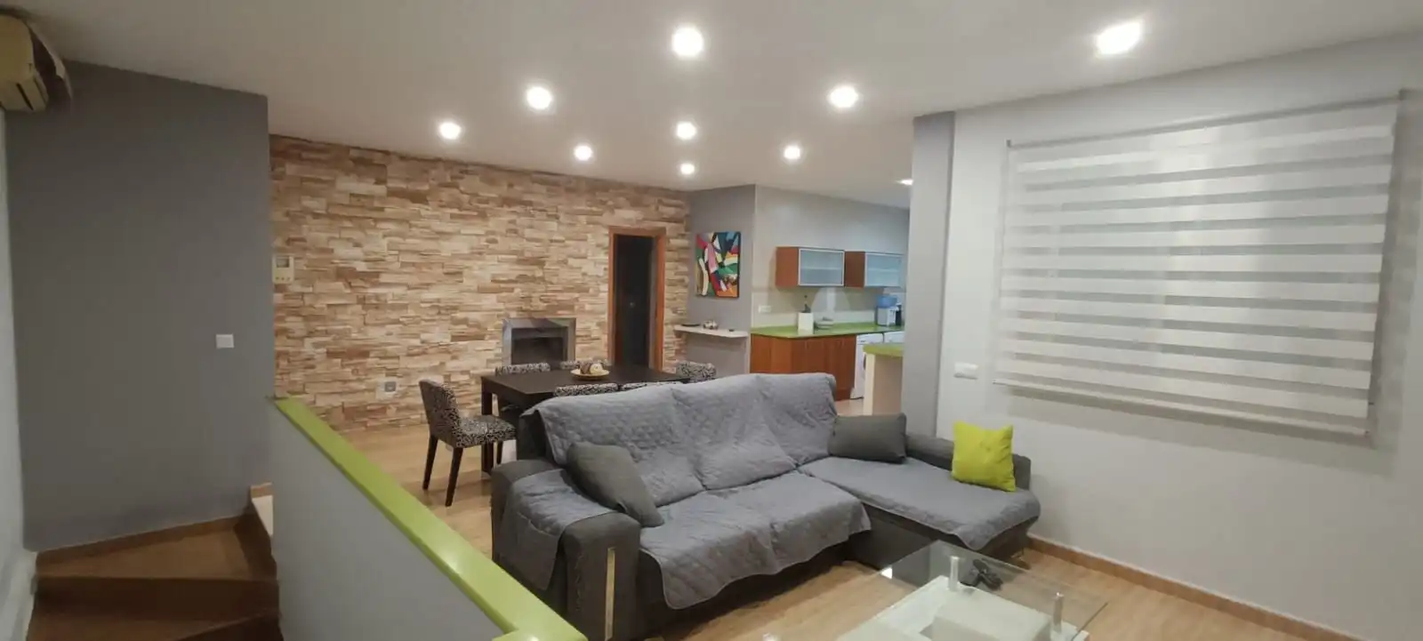 Sala de estar de Casa o chalet en venta en Montroi / Montroy con Aire acondicionado, Calefacción y Jardín privado