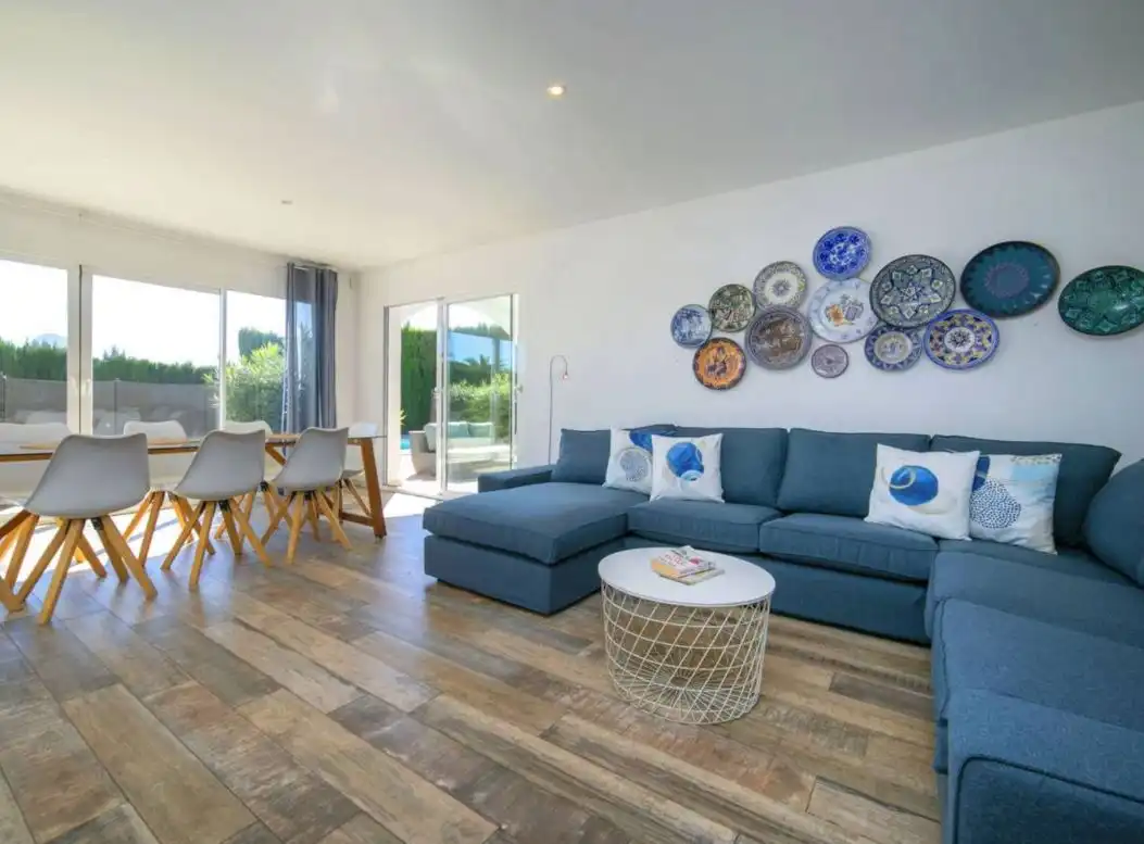 Sala de estar de Casa o chalet en venta en Calpe / Calp con Aire acondicionado, Calefacción y Amueblado