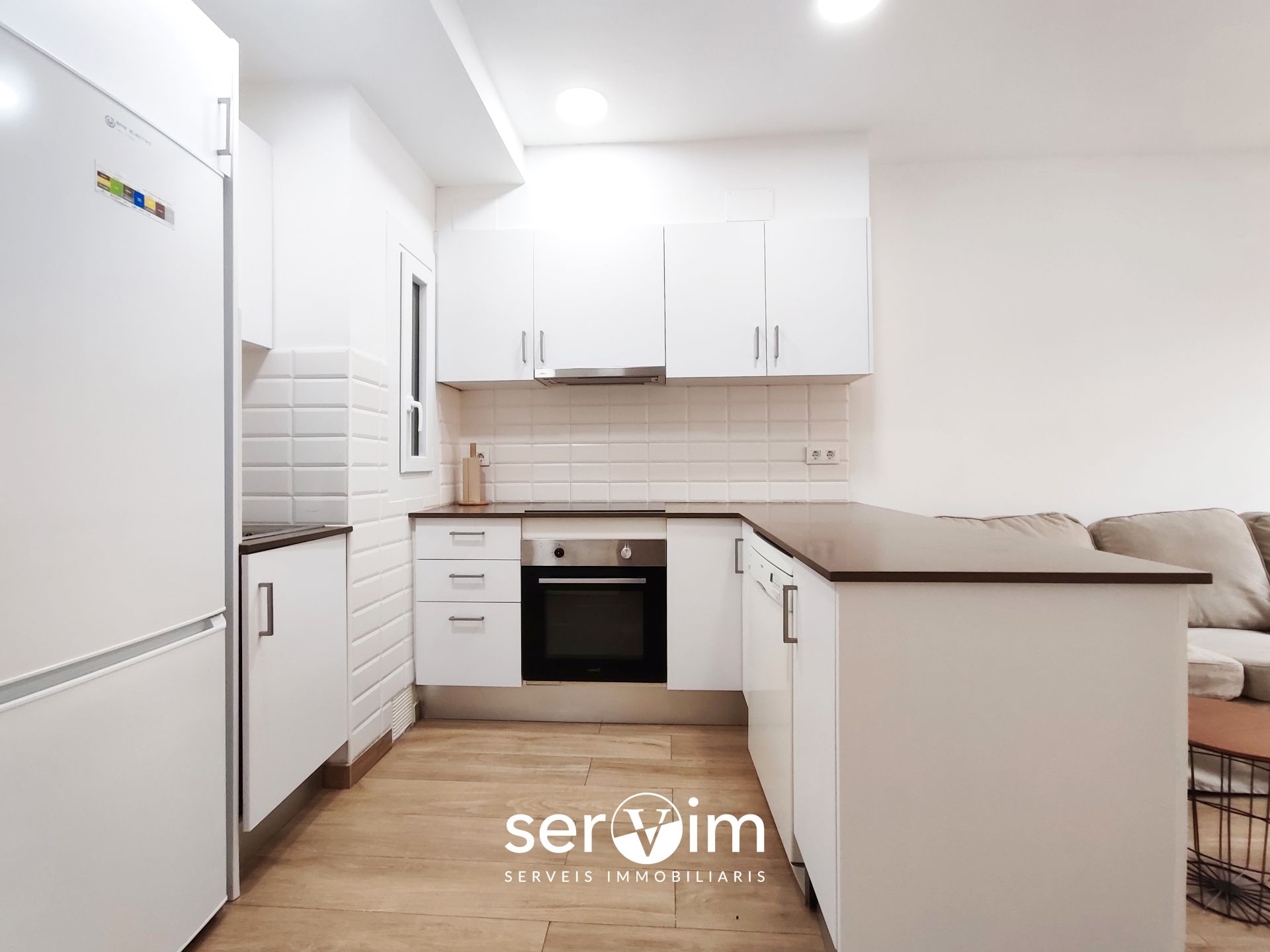 Cocina de Piso en venta en Girona Capital con Aire acondicionado, Calefacción y Parquet