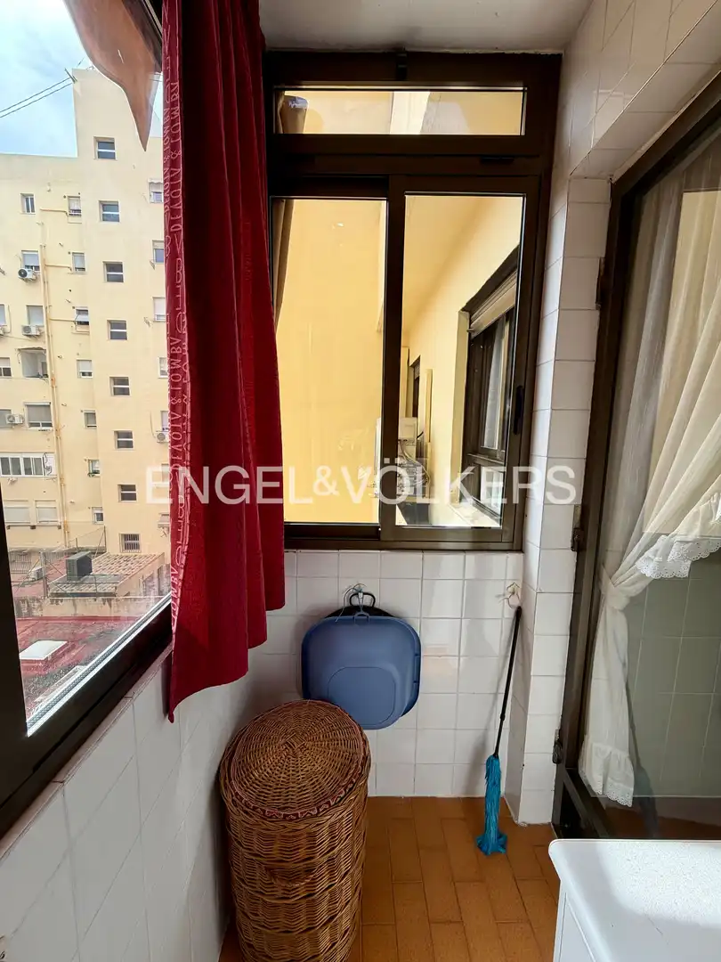 Balcony of Flat for rent in Valencia  with Air Conditioner, Heating and Balcony