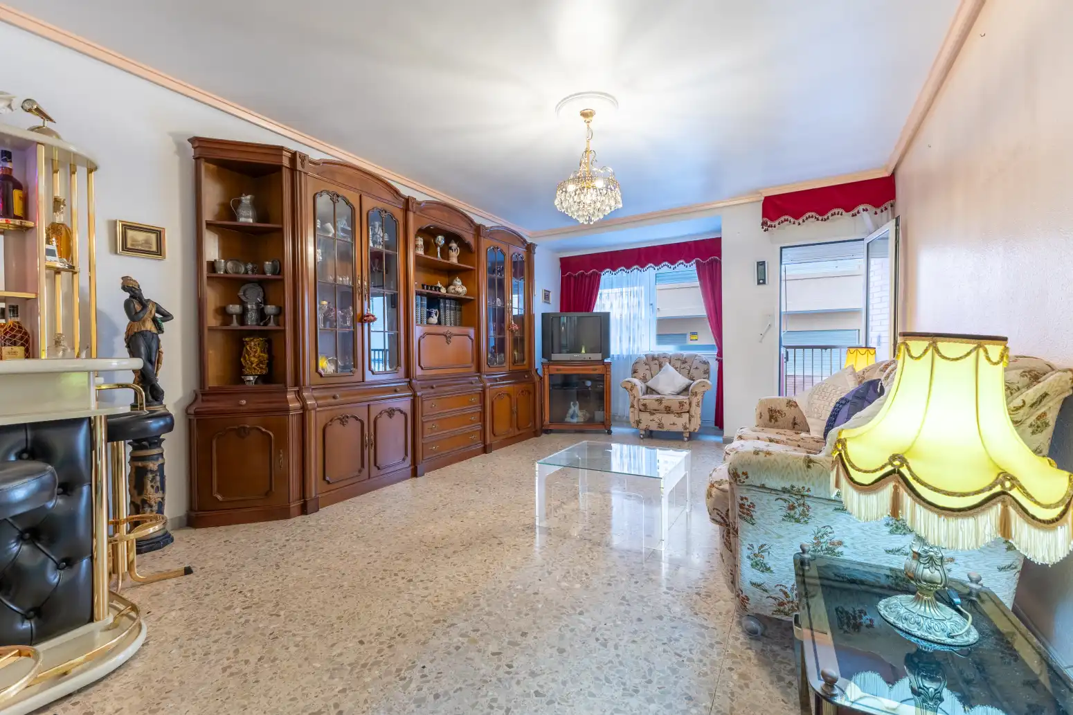 Sala d'estar de Pis en venda en Sagunto / Sagunt amb Aire condicionat, Terrassa i Traster