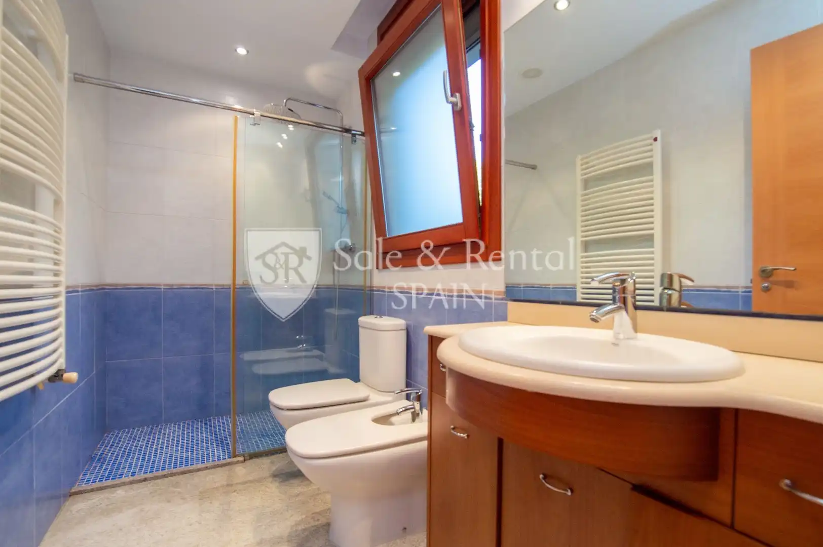 Bathroom of Houses for sale in Blanes  with Air Conditioner, Heating and Private garden